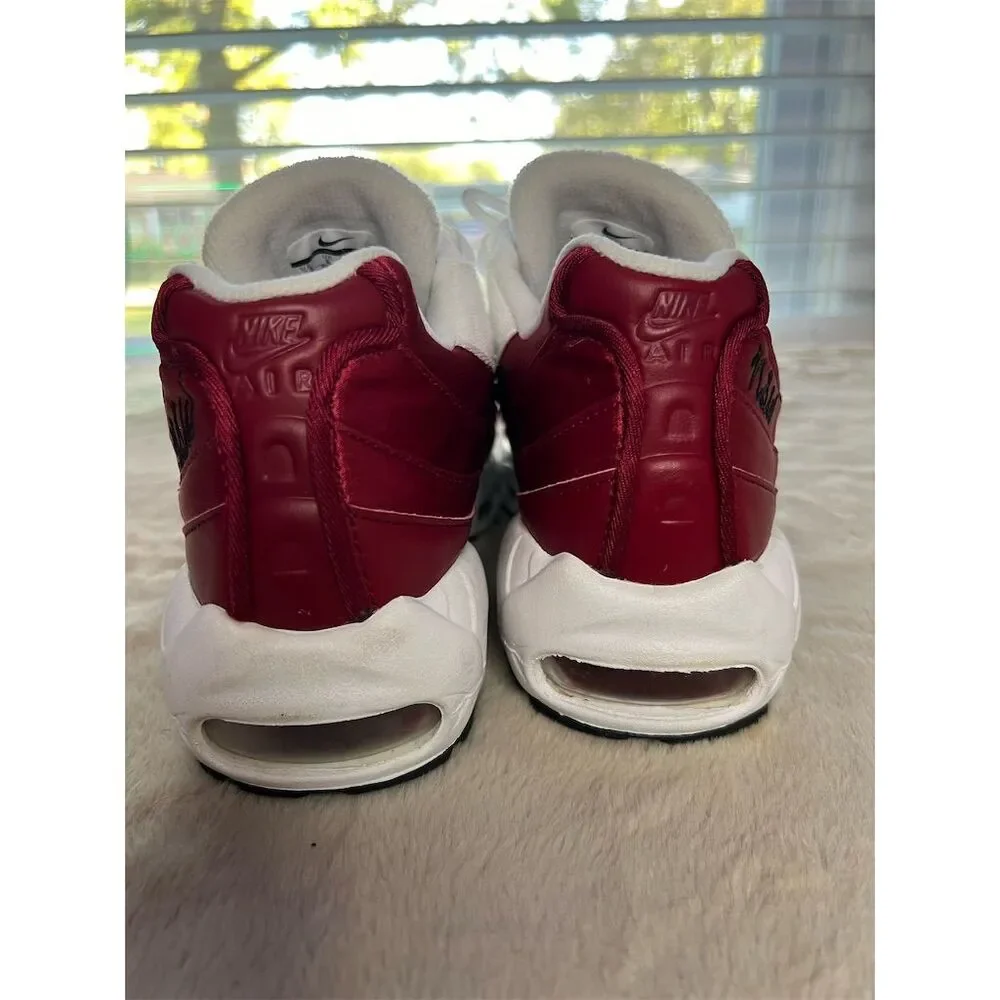 Nike Air Max 95 LX Women's Sneakers Red Size 8.5 Athletic Shoes